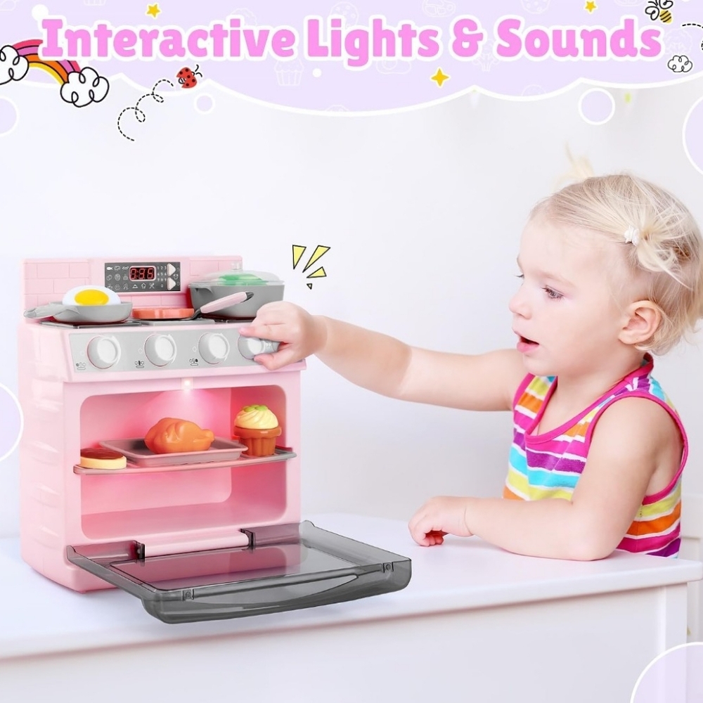 Pink and Gray Kitchen Tools Set with Modern Features - Picture 6 of 8